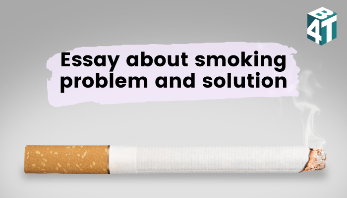 essay about smoking problem and solution