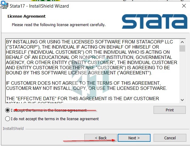 Bước 3 cài đặt phần mềm Stata 17 cho windows