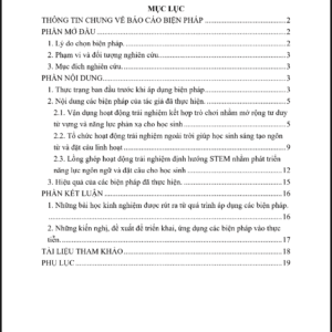Mo rong von tu va nang cao ky nang viet cau cho hoc sinh trong hoat dong Luyen tap Tieng Viet 2 qua hoat dong trai nghiem 2