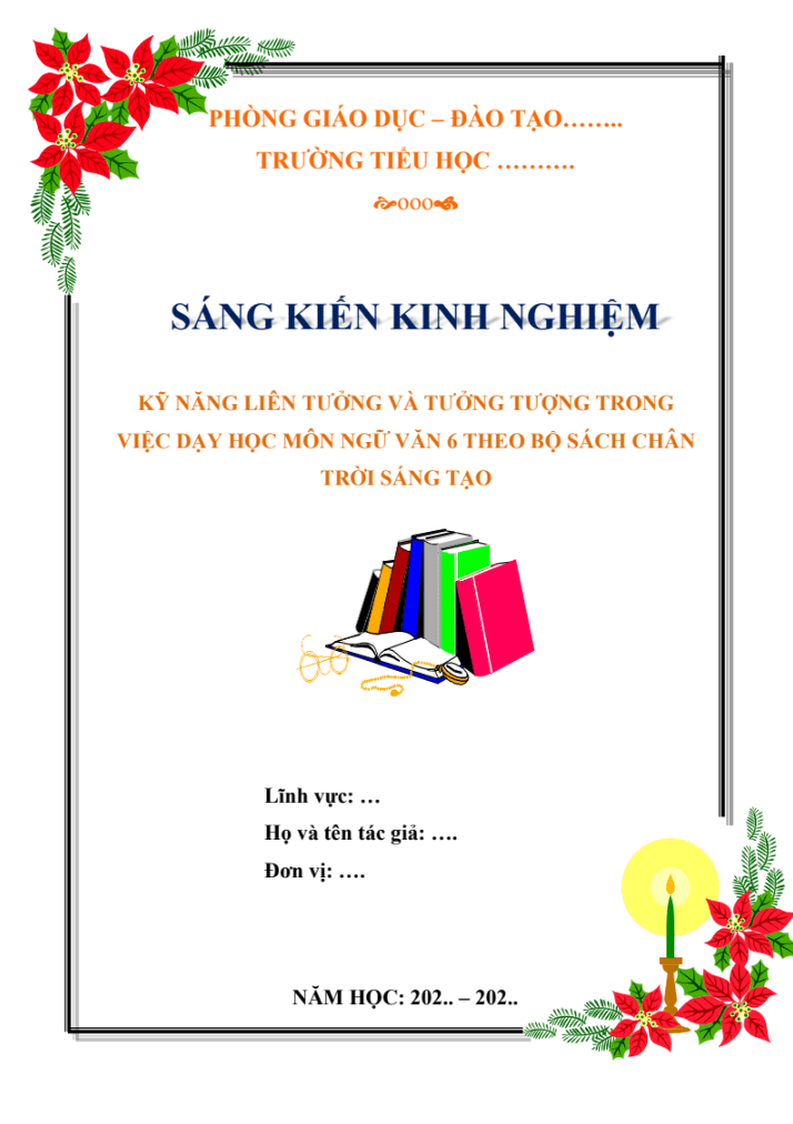Kĩ năng liên tưởng và tưởng tượng trong việc dạy học môn Ngữ Văn 6 theo bộ sách Chân trời sáng tạo