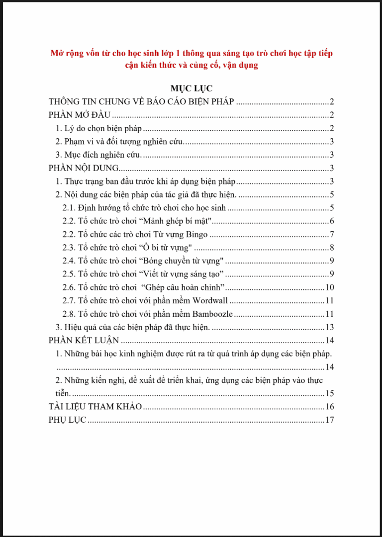 Vận dụng liên môn Âm nhạc trong dạy và học vần Tiếng Việt 1 nhằm phát huy tính tích cực, sáng tạo trong học tập của học sinh