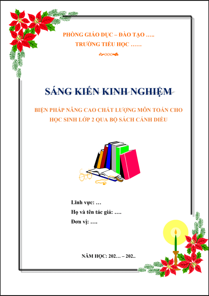 Biện pháp nâng cao chất lượng môn toán cho học sinh lớp 2 qua bộ sách Cánh diều