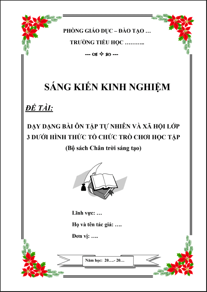 Dạy dạng bài ôn tập Tự nhiên và Xã hội lớp 3 dưới hình thức tổ chức trò chơi học tập (Bộ sách Chân trời sáng tạo)