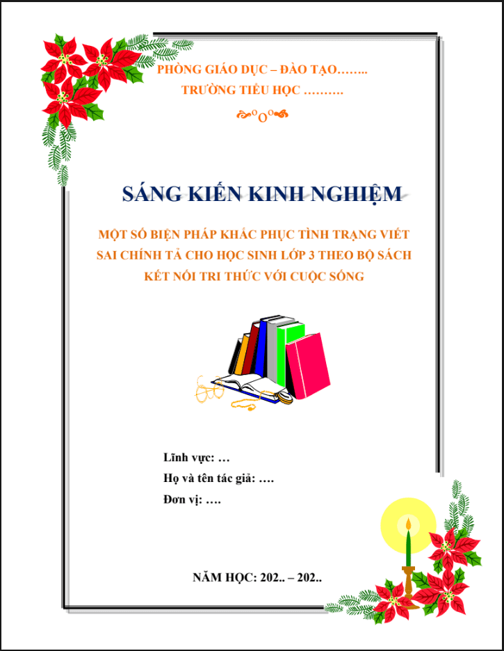 Một số biện pháp khắc phục tình trạng viết sai chính tả cho học sinh lớp 3 theo bộ sách Kết nối tri thức