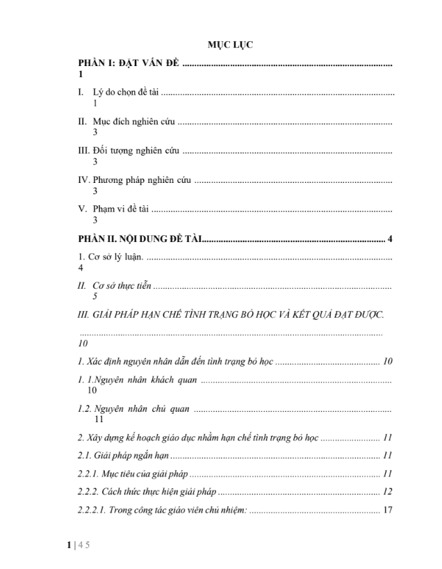 SKKN Giải pháp hạn chế tình trạng học sinh bỏ học ở trường THPT