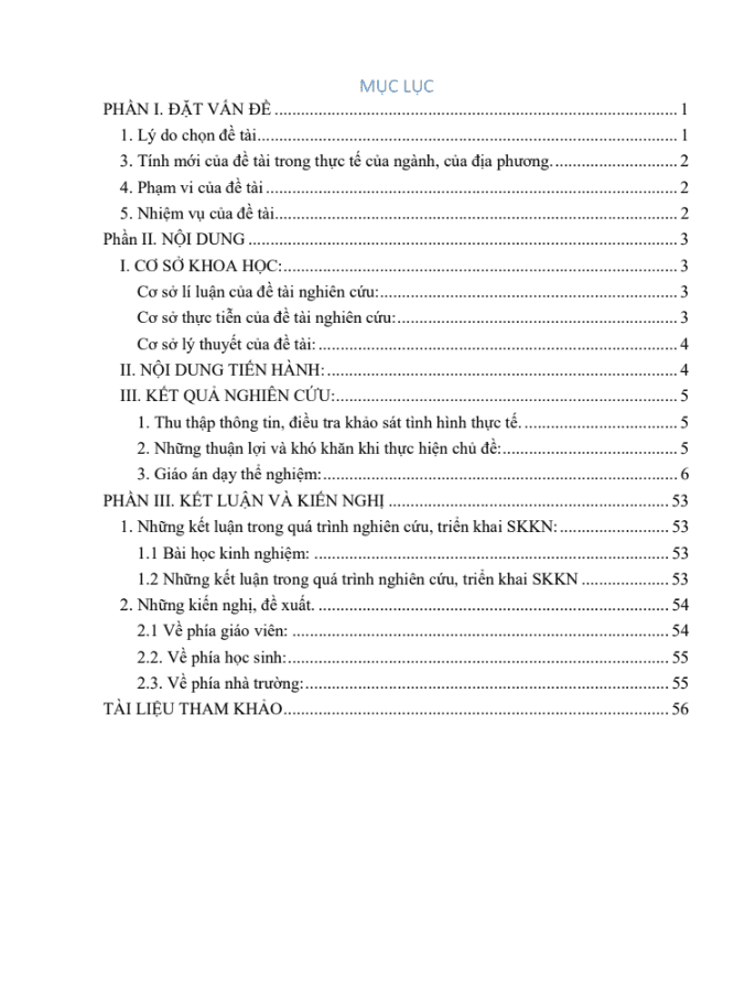 SKKN Giáo dục nâng cao ý thức sử dụng hợp lí phân bón, bảo vệ môi trường cho học sinh thpt miền nöi huyện tương dương thông qua chủ đề “ dinh dưỡng khoáng ở thực vật
