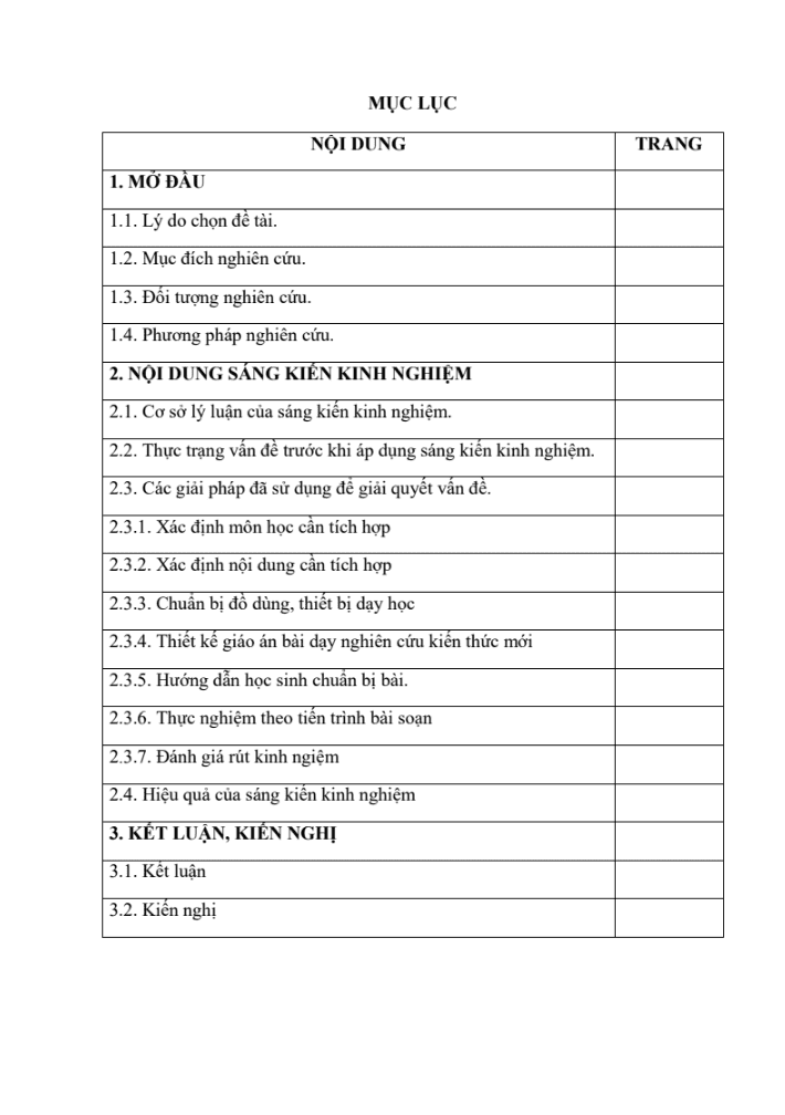 SKKN Hiệu quả dạy học tích hợp kiến thức liên môn văn bản “Viếng lăng Bác” trong chương trình Ngữ văn lớp 9