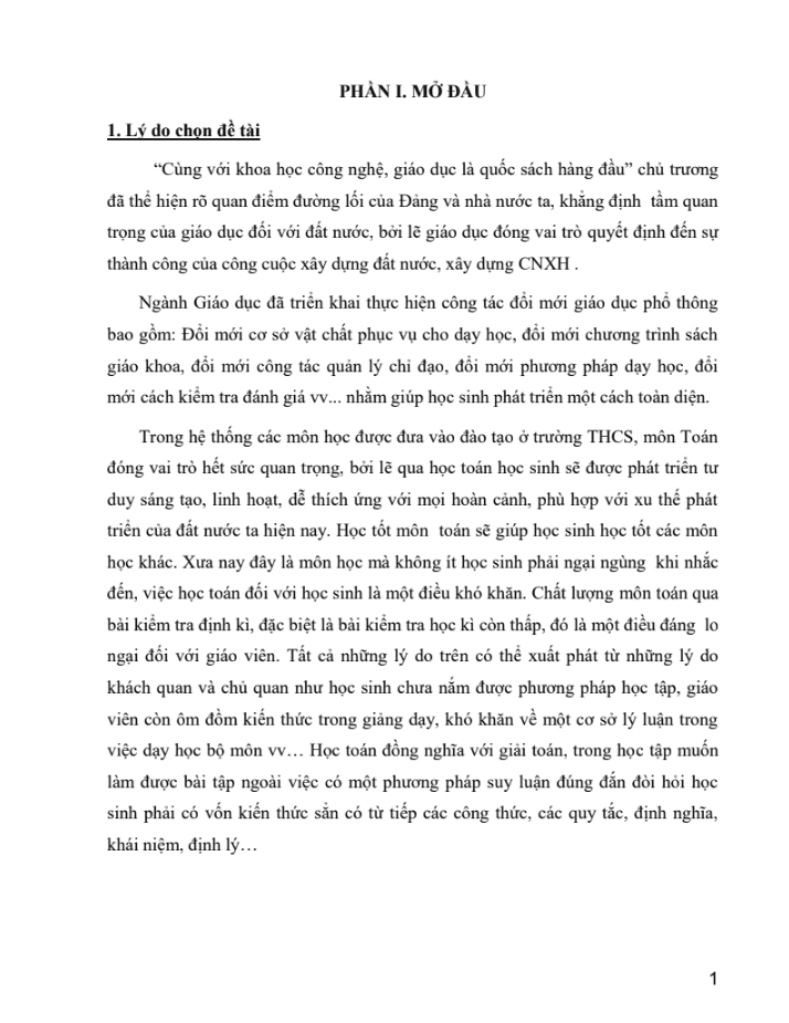 SKKN Kinh nghiệm dạy định lý Hình học lớp 7 như thế nào để đạt hiệu quả cao nhất