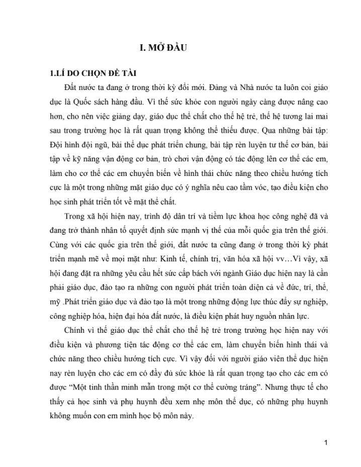 SKKN Một số biện pháp giúp học sinh khối 5 học bài thể dục phát triển chung đạt kết quả cao