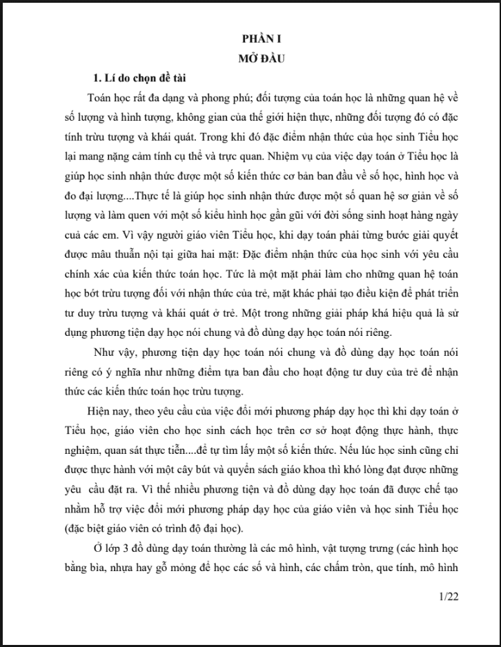 SKKN Một số biện pháp sử dụng hiệu quả đồ dùng dạy- Học môn toán lớp 3