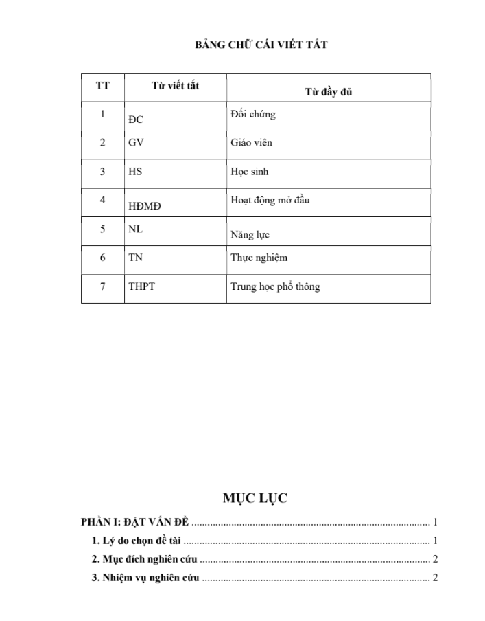 SKKN Một số kinh nghiệm thiết kế hoạt động mở đầu để dạy học trực tiếp và trực tuyến các bài, chủ đề sinh học 10 góp phần hình thành, phát triển phẩm chất và năng lực học sinh