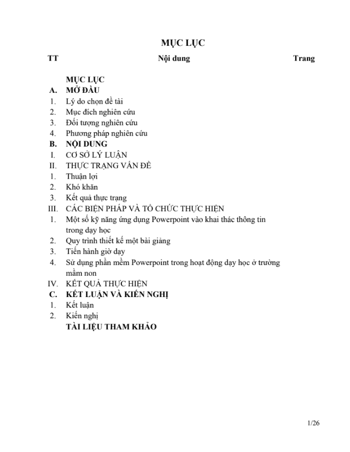 SKKN Một số kinh nghiệm ứng dụng hiệu quả phần mềm Powerpoint vào giảng dạy trẻ 5 – 6 tuổi