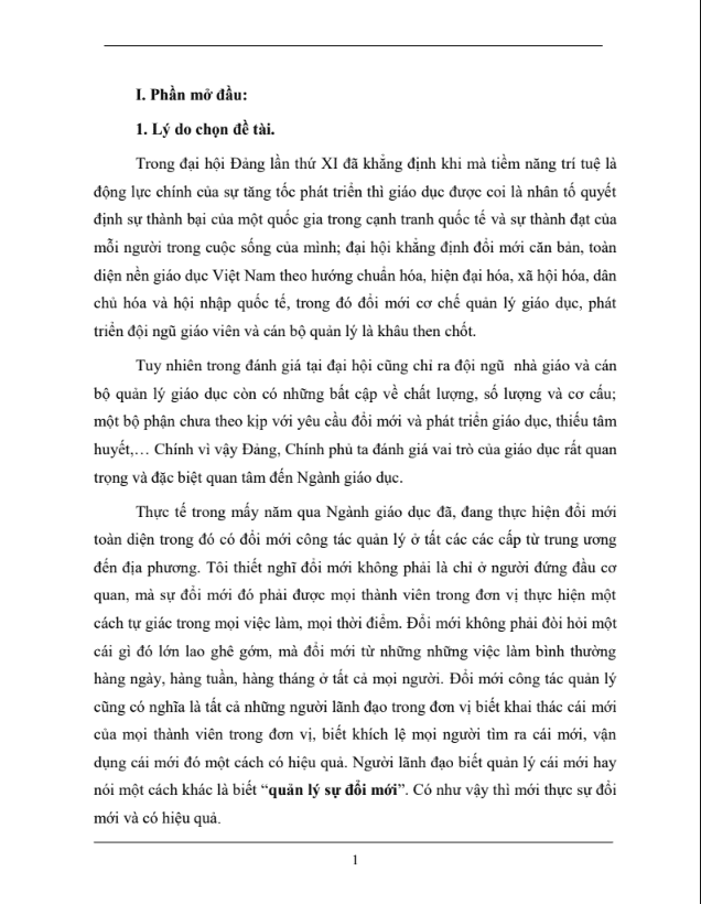 SKKN Một vài biện pháp chỉ đạo nâng cao chất lượng đại trà, giảm thiểu học sinh lưu ban trong trường TH
