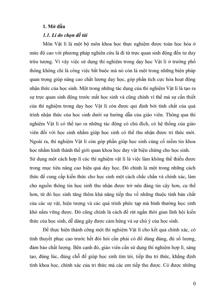 SKKN Sử dụng đồ dùng dạy học khi dạy bài “Sự truyền ánh sáng” – Vật lí 7 nhằm nâng cao hiệu quả giờ dạy