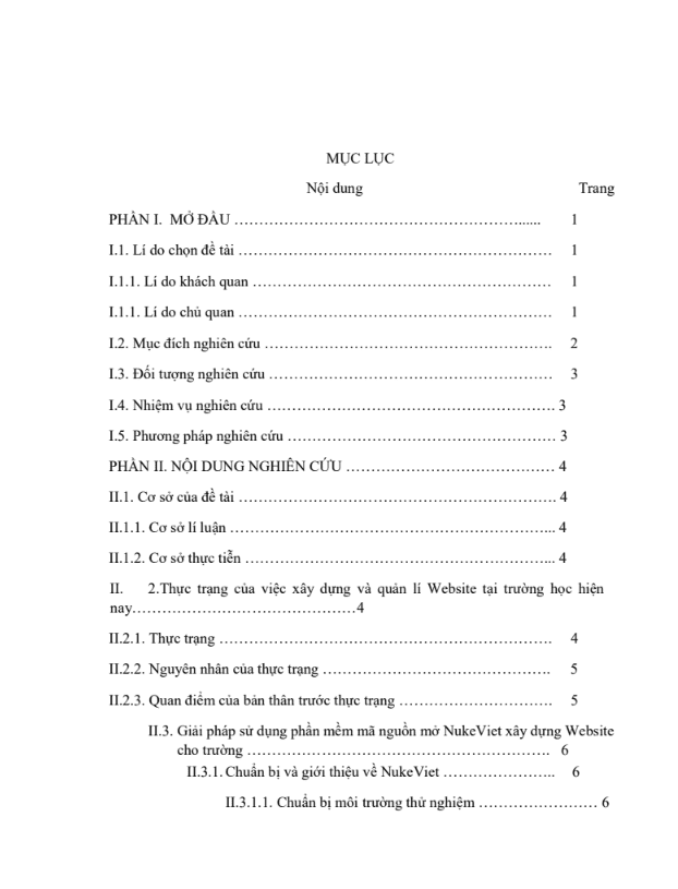 SKKN Sử dụng phần mềm mã nguồn mở nukeviet thiết kế Website cho trường
