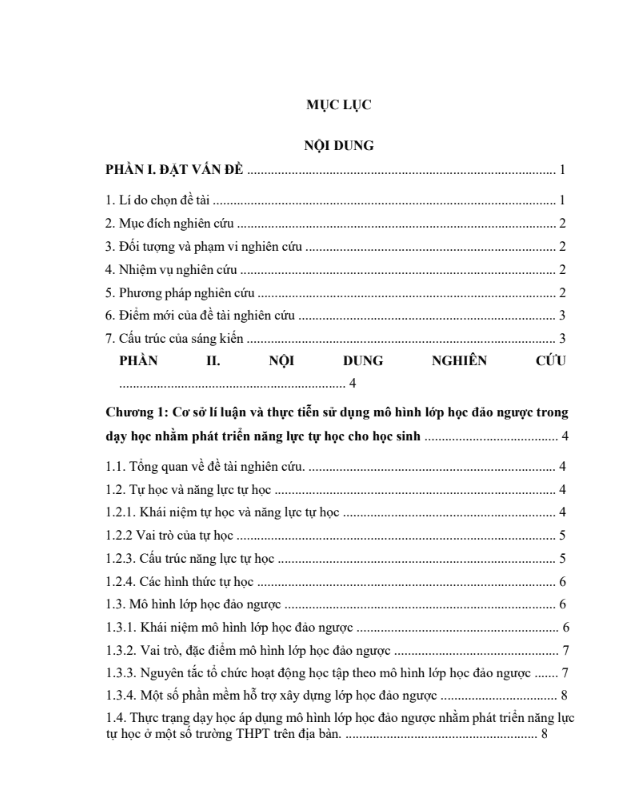 SKKN Thiết kế và tổ chức dạy học trực tuyến bài kiểu xâu – tin học 11 theo mô hình lớp học đảo ngược nhằm phát triển năng lực tự học và tự chủ cho học sinh