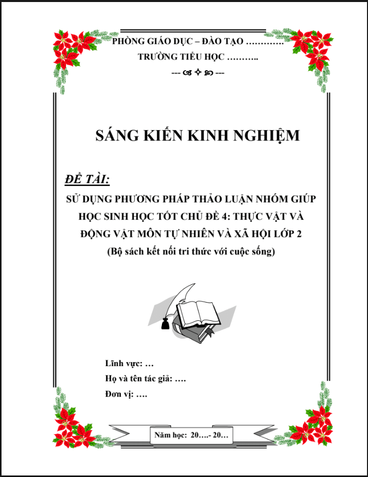 Sử dụng phương pháp thảo luận nhóm giúp học sinh học tốt chủ đề 4: Thực vật và động vật môn Tự nhiên và Xã hội lớp 2 (Bộ sách kết nối tri thức)