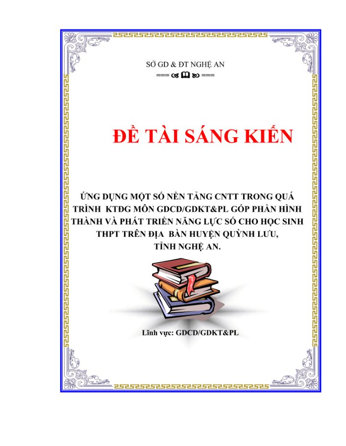 Ứng dụng một số nền tảng CNTT trong quá trình kiểm KTĐG môn Giáo dục công dân/Giáo dục Kinh tế và Pháp luật góp phần hình thành và phát triển năng lực số cho học sinh THPT  – GDPT 2018