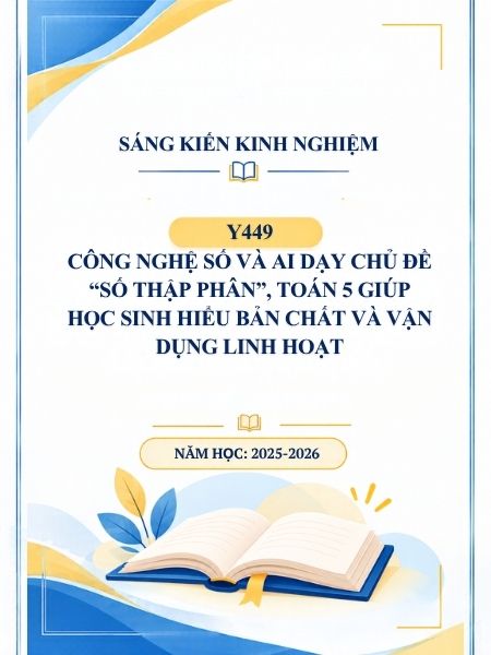 Công nghệ số và AI dạy chủ đề “Số thập phân”, Toán 5 giúp học sinh hiểu bản chất và vận dụng linh hoạt